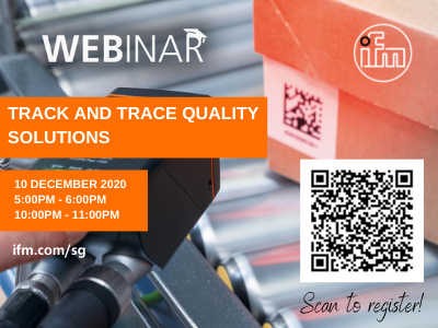 Singapore-Industrial-Automation-Association-event-2020-12-ifm-Track-Trace-Quality-Solution